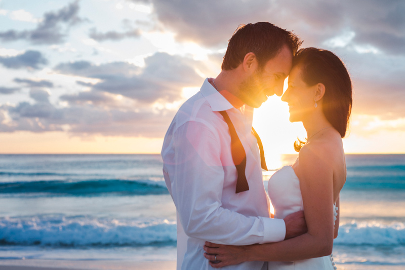 Sunset Wedding at the beach